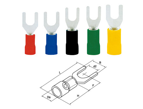 Insulated Spade Terminals หางปลาแฉกหุ้ม