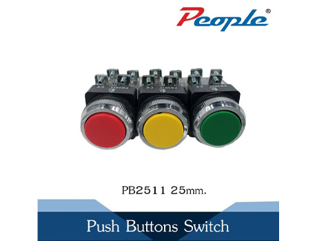 PB2511 25MM.PUSH BUYYONS SWITCH