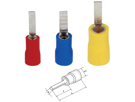 Flat Blade-Insulated Terminals หางปลาเสียบก้านไม้ขีดหุ้ม