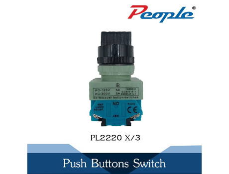 PL2220 X/3 PUSH BUTTONS SWITCH