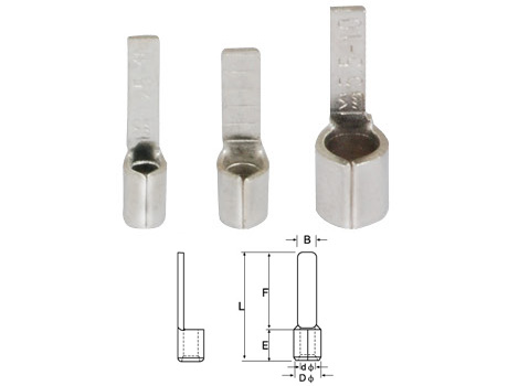 Flat Blade-Non Insulated Terminals หางปลาเสียบก้านไม้ขีดเปลือย (แบบแบน)