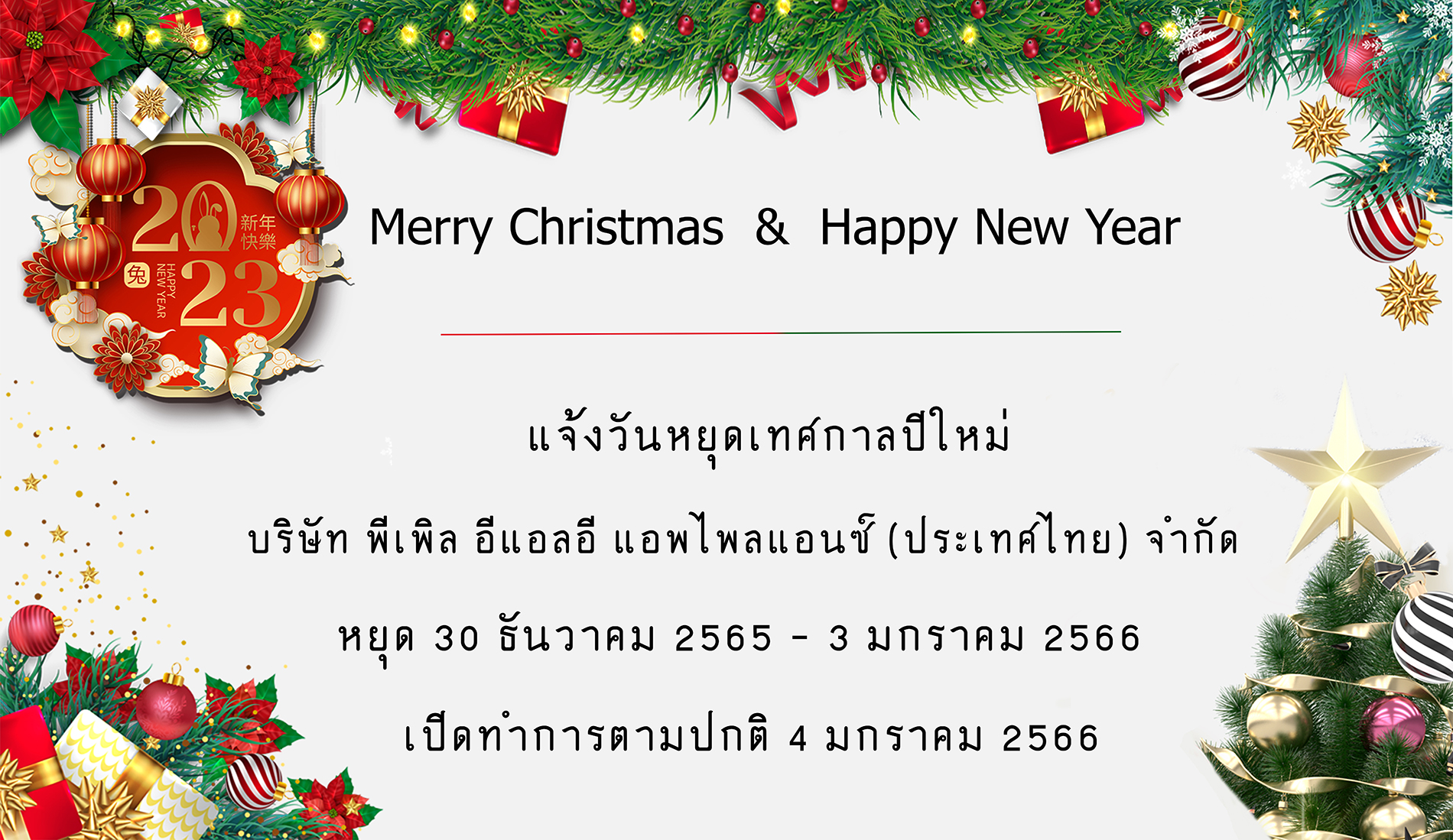 บริษัท พีเพิล อีแอลอี. แอพไพลแอนซ์ (ประเทศไทย) จำกัด