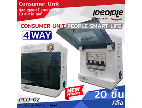 ตู้คอนซูเมอร์ แบบเกาะราง Consumer Unit